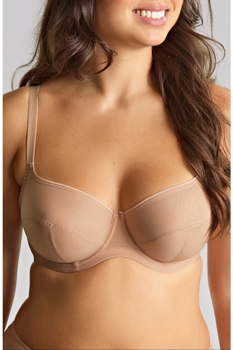 Tango Essence Underwire Balconette Bra, Main, color, HONEY