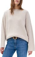 rag & bone Ingrid Boatneck Wool Rib Sweater