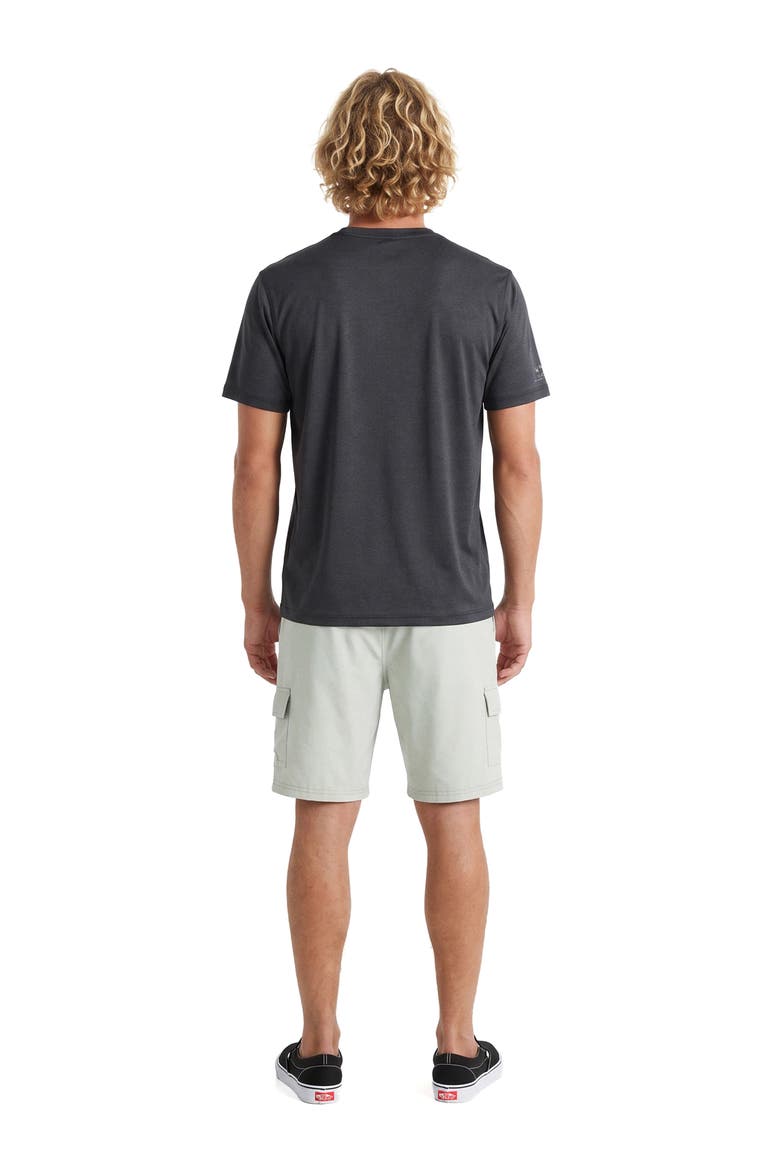 UPF 50+ Heathered Performance T-Shirt, Alternate, color, BLACK