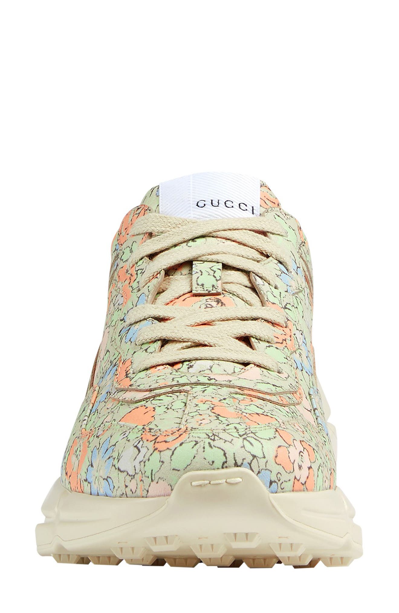 Gucci x Liberty London Rhyton Floral Print Sneaker, Alternate, color, 
