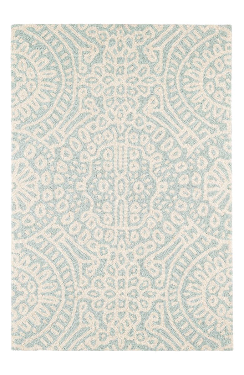 Dash & Albert Temple Micro Hooked Wool Rug, Main, color,