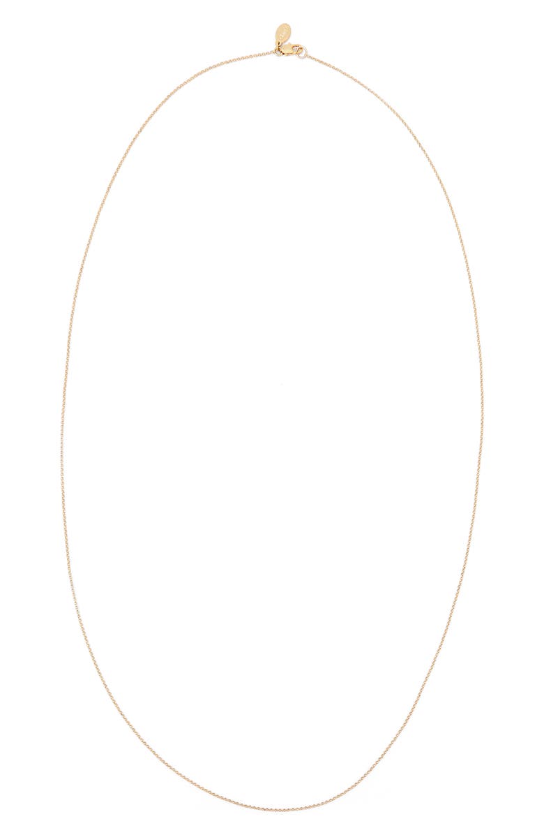 Clare V. Rolo Chain Necklace, Alternate, color, Vintage Gold