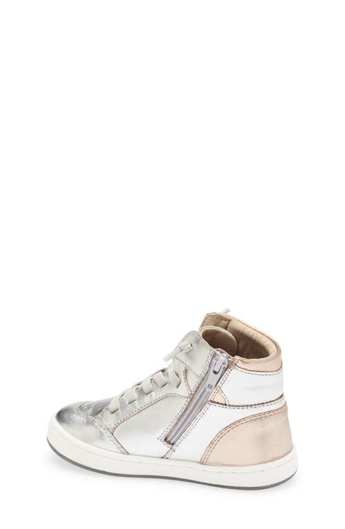 Old Soles Kids' Starling Metallic High Top Sneaker In Metallic