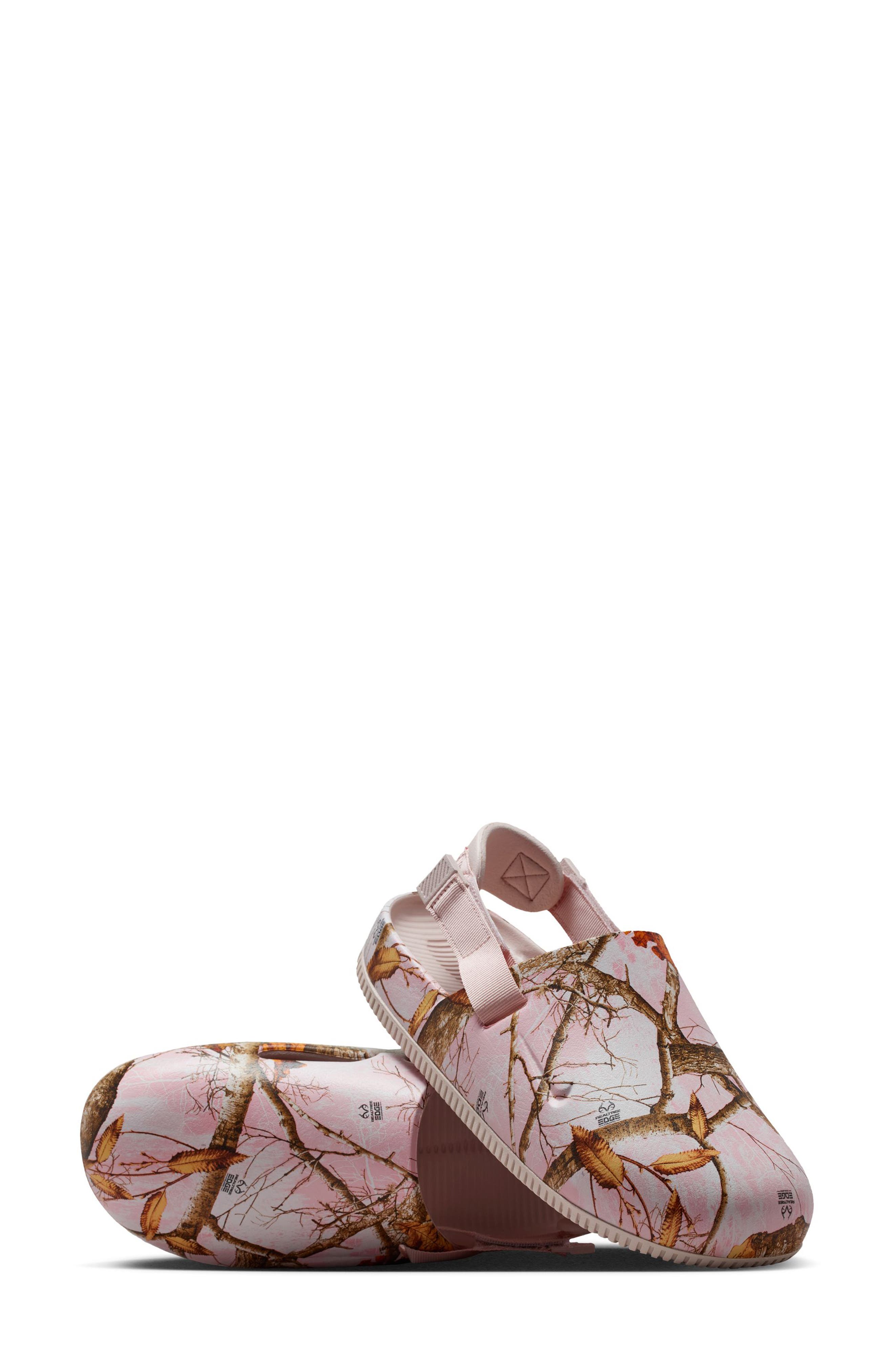 Nike x Realtree Calm Convertible Slingback Mule, Alternate, color, Red/ Red/ Summit White