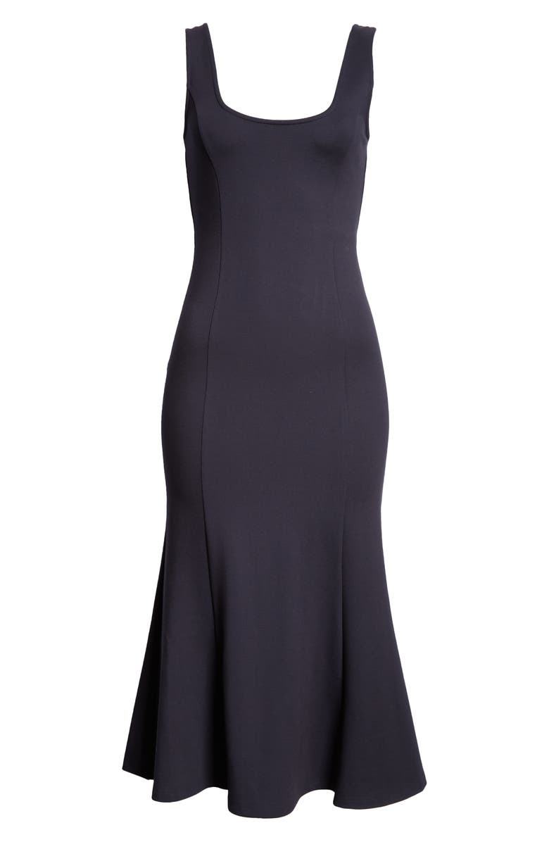 L'AGENCE Bisous Flared Midi Dress, Alternate, color,