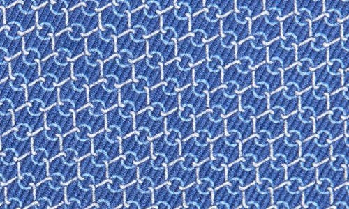 David Donahue Silk Tie In Navy