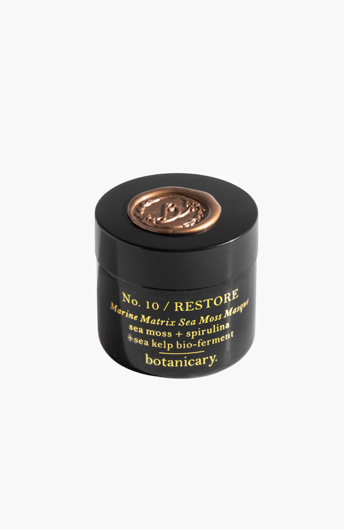 Botanicary No. 10 Restore Marine Matrix Sea Moss Masque In Black