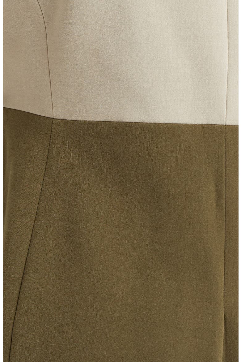 Colorblock Blazer, Alternate, color, SAND LODEN