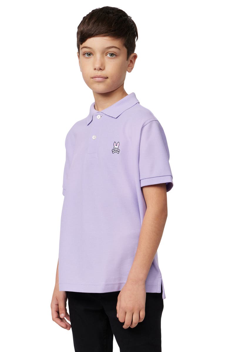 Psycho Bunny Kids' Cotton Piqué Polo, Alternate, color, 