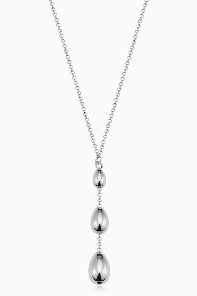 Dripped in Silver Necklace in Sterling Silver, Main, color, Silver