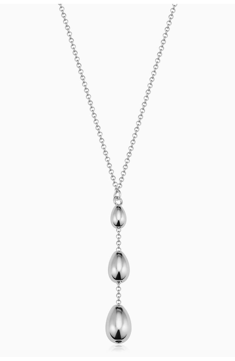 Oradina Dripped in Silver Necklace in Sterling Silver, Main, color, 