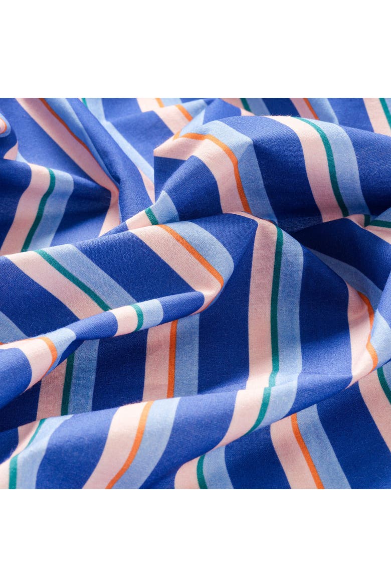 Nilufer Digital Printed 100% Cotton Artisan Design, Alternate, color, Blue