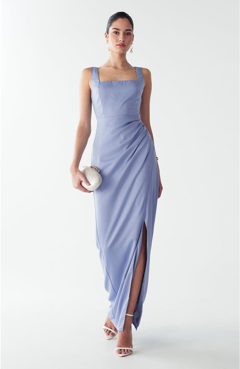 WILLA Detroit Maxi Dress, Alternate, color, Pearl Blue