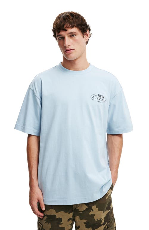 COTTON ON COTTON ON BOX FIT TEXT T-SHIRT 