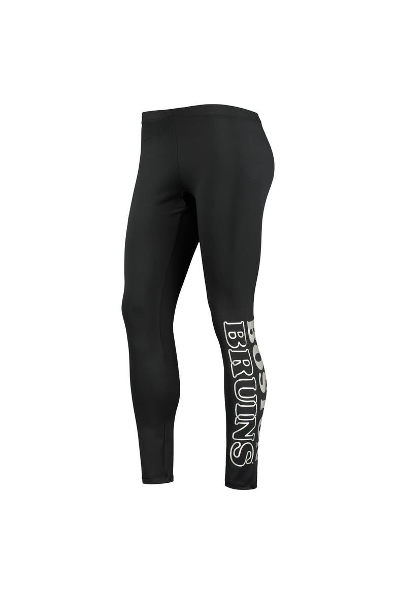 Women's G-III Sports by Carl Banks Black Boston Bruins Stadium Leggings, Alternate, color, Black