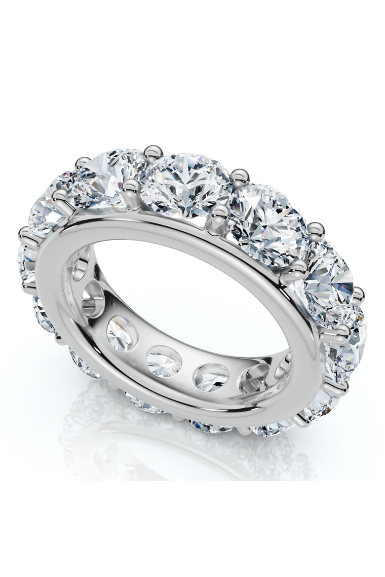 13Ct Diamond Eternity Ring Lab Grown, Alternate, color, 14k White Gold