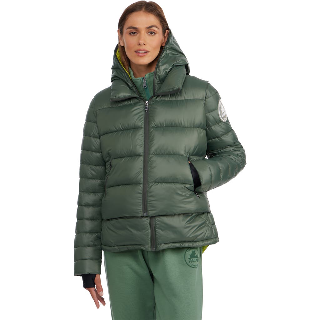 Shop Pajar Vela Lightweight 3-in-1 Puffer In Olive Oil