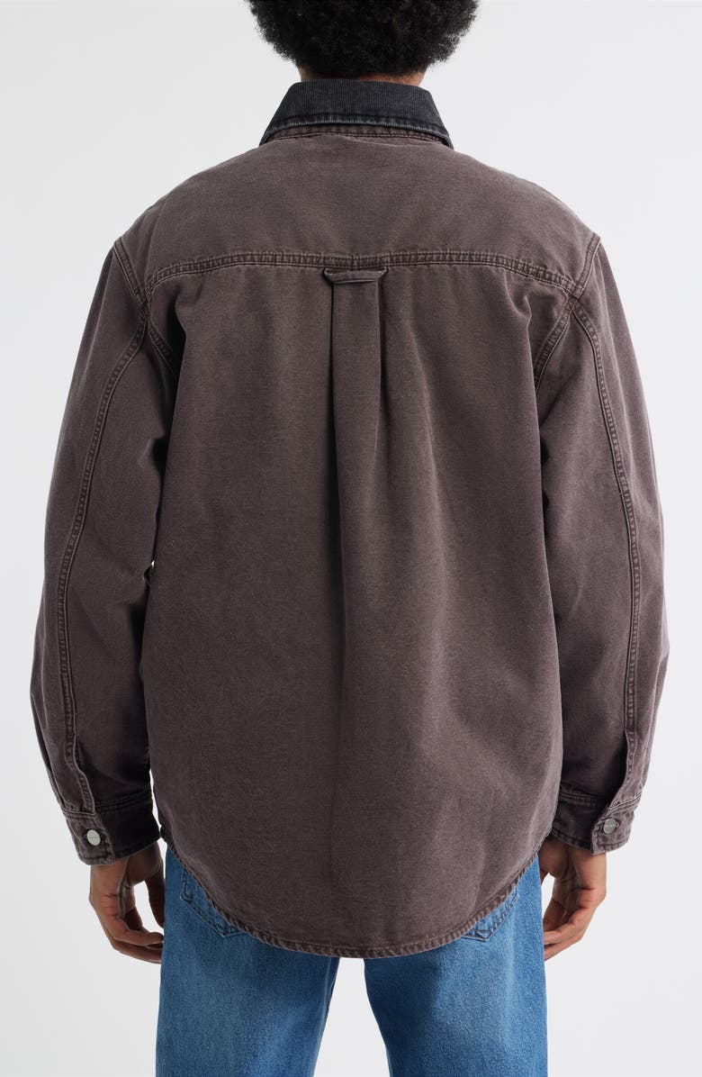 Carhartt Work In Progress Mitch Cotton Canvas Shirt Jacket, Alternate, color, Palisander