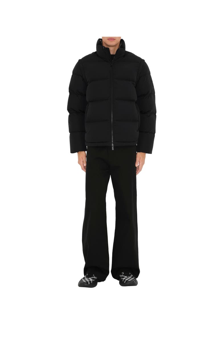 Burberry Detachable Sleeve Nylon Puffer Jacket, Alternate, color, 