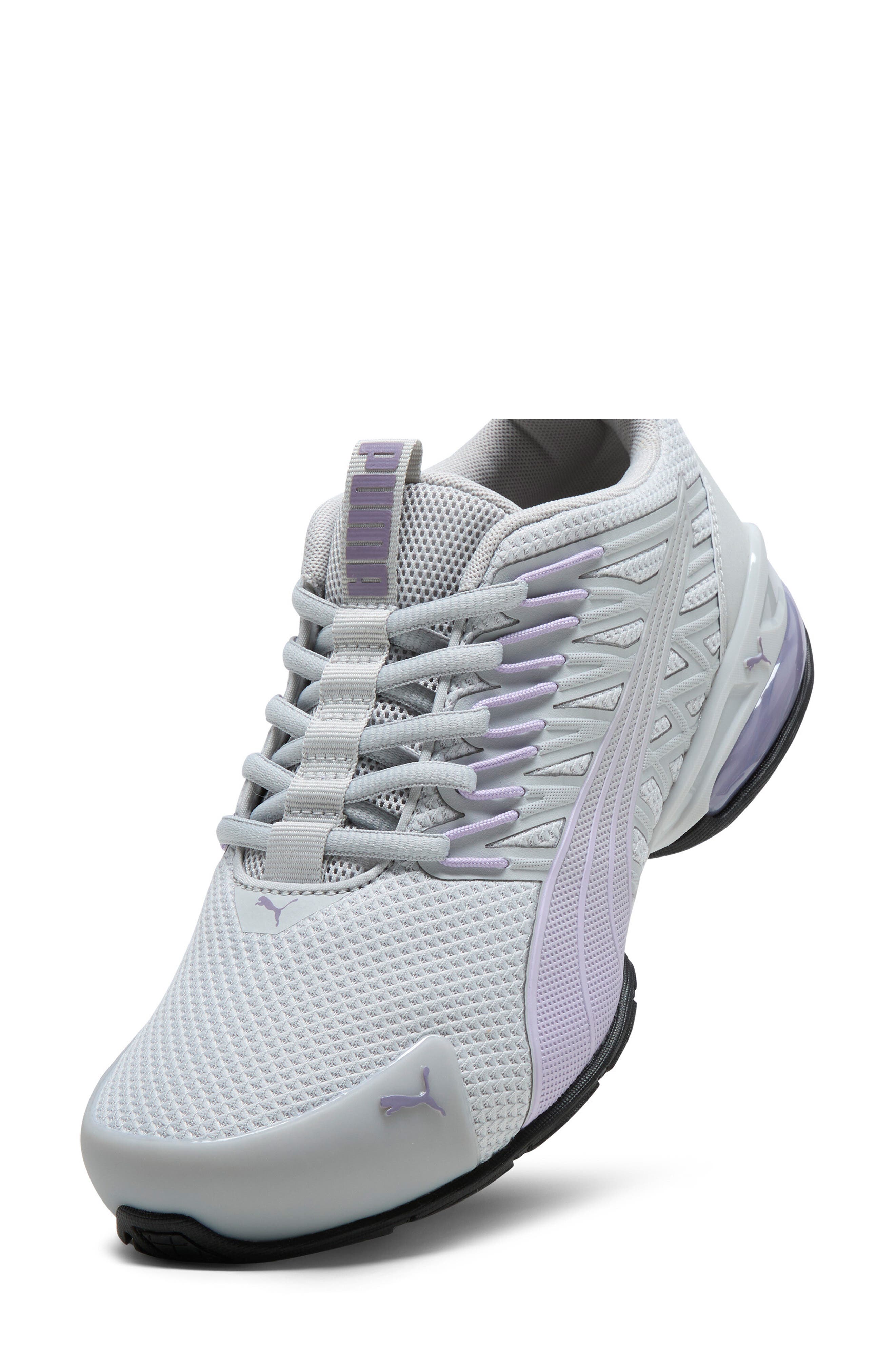 PUMA Voltaic Evo Sneaker, Alternate, color, Cool Light Gray- Plum- Violet
