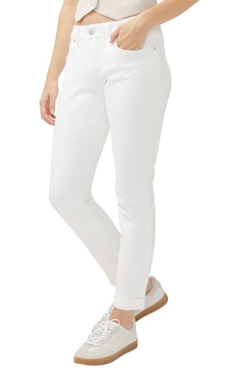 SILVER JEANS CO. SILVER JEANS CO. CURVY MID RISE BOYFRIEND JEANS