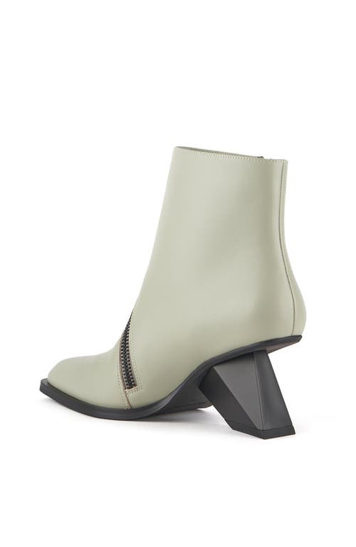 United Nude Rockit Zip Bootie In Sustained Grey