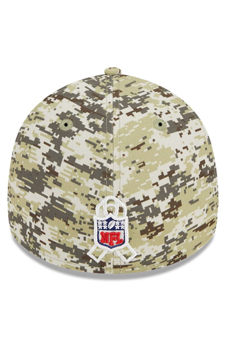 New Era Men's New Era Camo Denver Broncos 2023 Salute To Service 39THIRTY Flex Hat, Alternate, color,