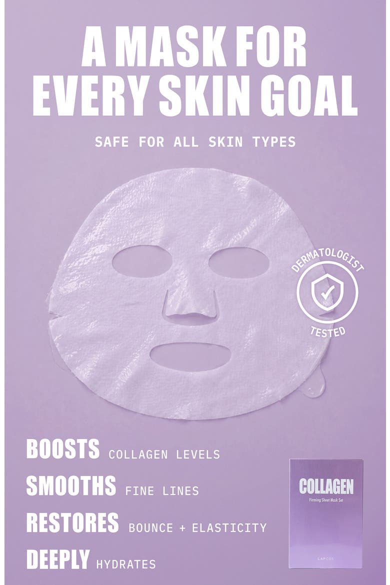 Collagen Firming Sheet Mask, Alternate, color, PURPLE