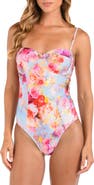 L'AGENCE Amie Soft Clound Underwire One-Piece Swimsuit