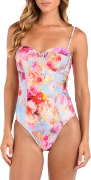 L'AGENCE Amie Soft Clound Underwire One-Piece Swimsuit