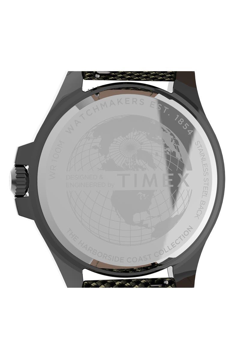 Timex<sup>®</sup> Harborside Coast Textile Strap Watch, 43mm, Alternate, color, 