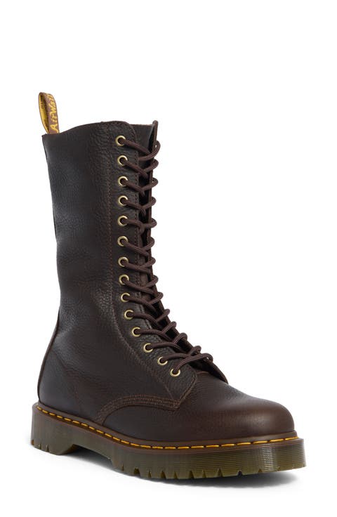 Bex 14-Eye Lace-Up Combat Boot