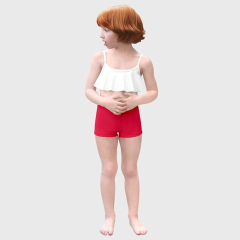 UPF 50+ Flounce Bikini Top (Toddler, Little Kid & Big Kid)
