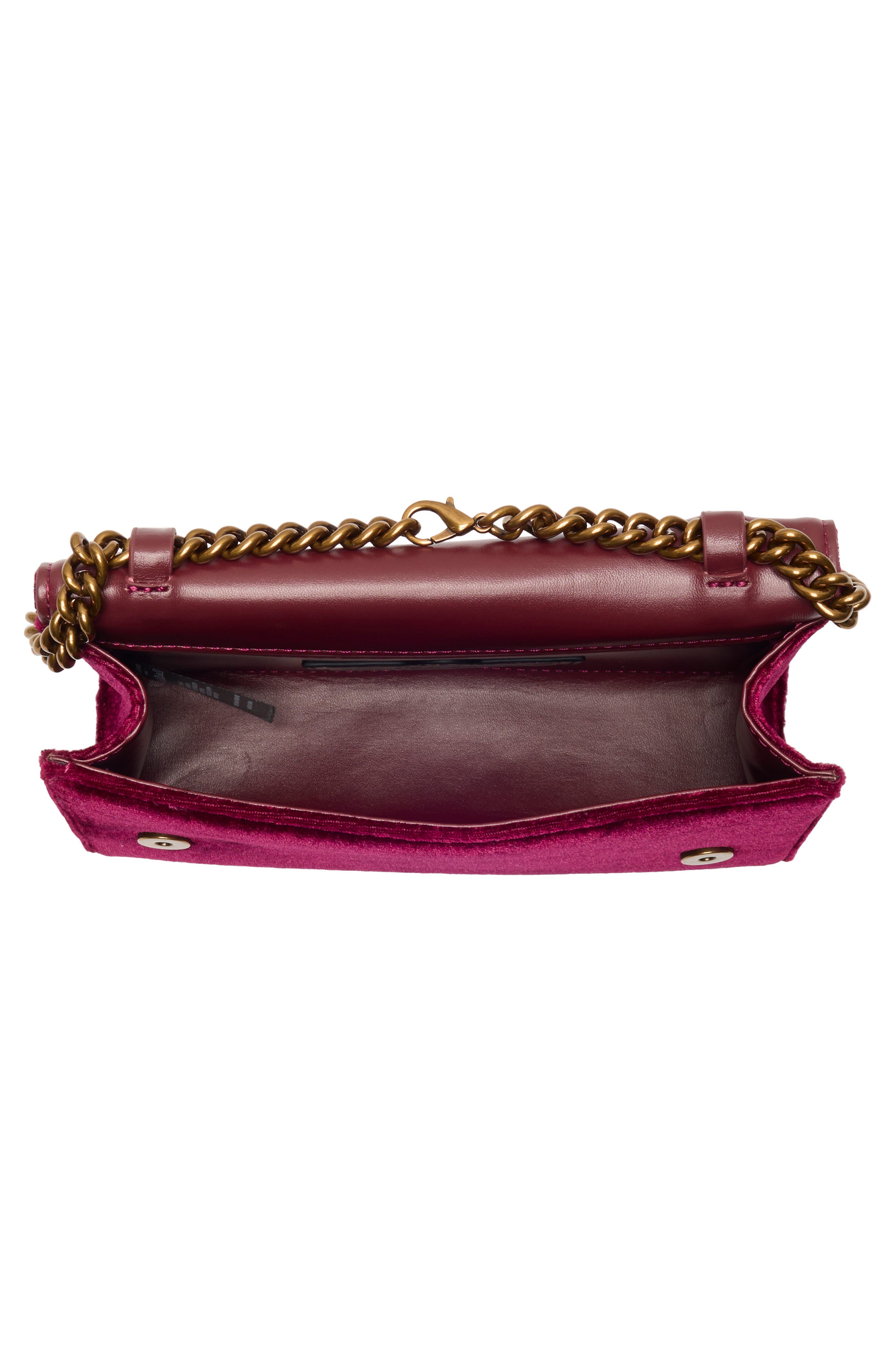 Kurt Geiger London KGL Velvet Clutch, Alternate, color, 