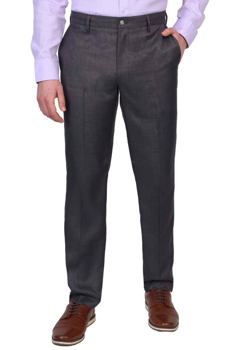 Tailored Performance Dress Pants, Main, color, CHARCOAL