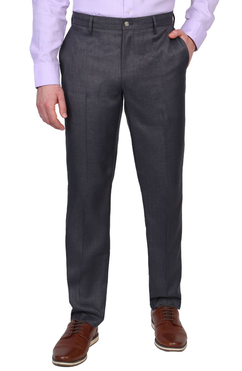 TailorByrd Tailored Performance Dress Pants, Main, color, Charcoal