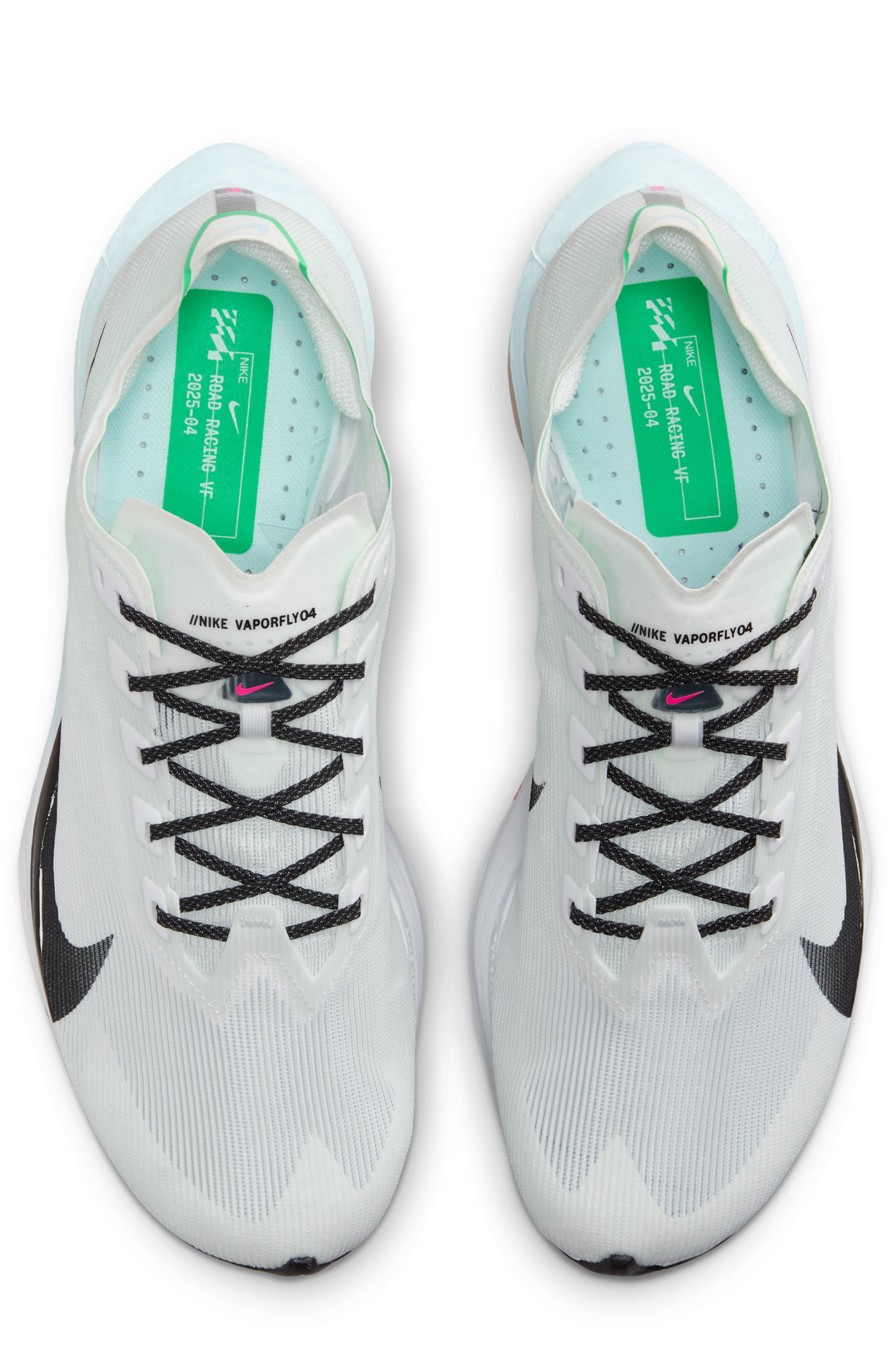 Nike ZoomX Vaporfly Next 4 Racing Shoe, Alternate, color, White/ Hyper Pink