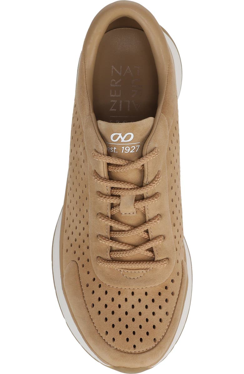 Naturalizer Perforated Sneaker, Alternate, color, Dune Dust Tan