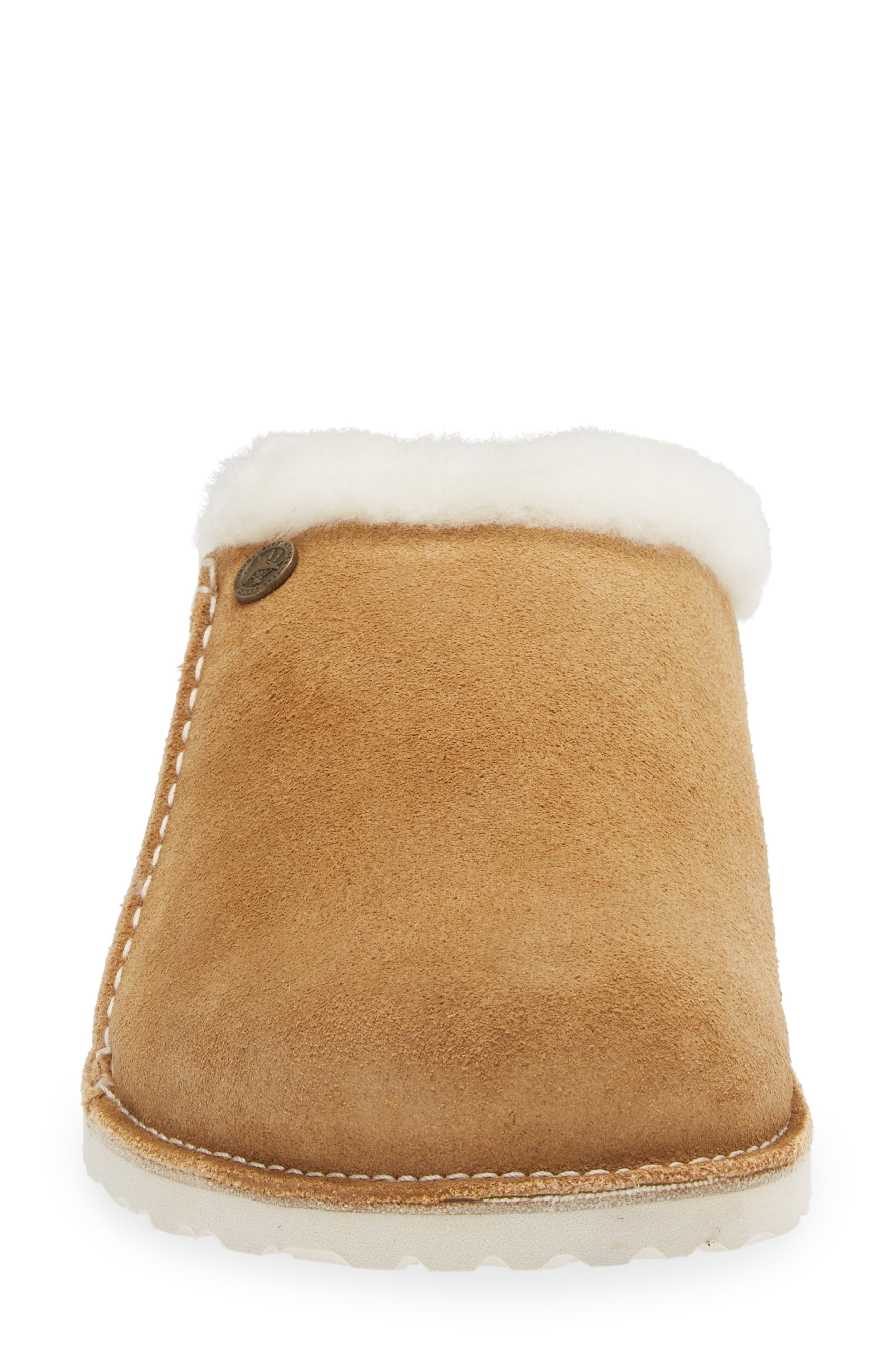 Birkenstock Zermatt Genuine Shearling Slipper, Alternate, color, Mink/ Natural