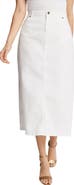Jessica London True Fit Stretch Denim Midi Skirt