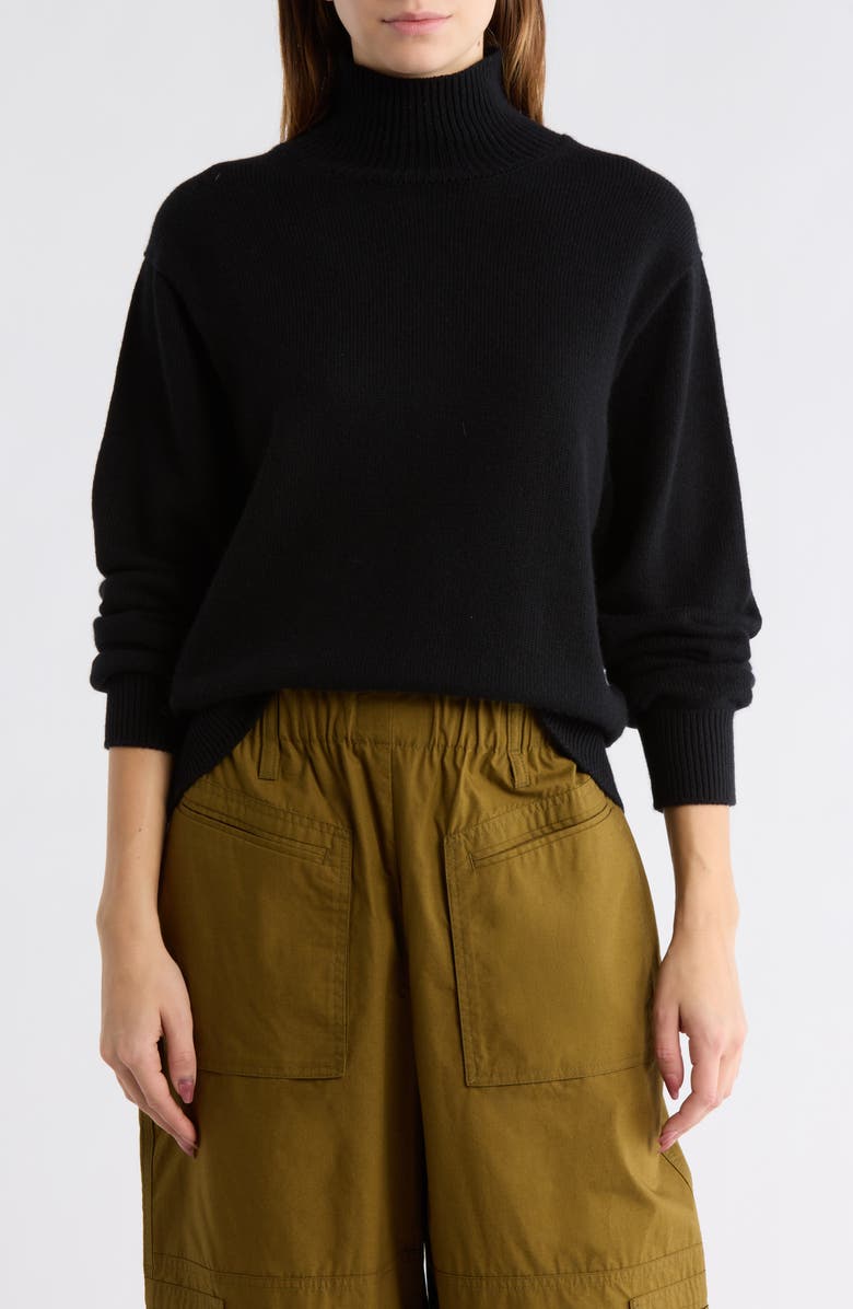 A.L.C. Teddy Cashmere Turtleneck Sweater, Main, color, 