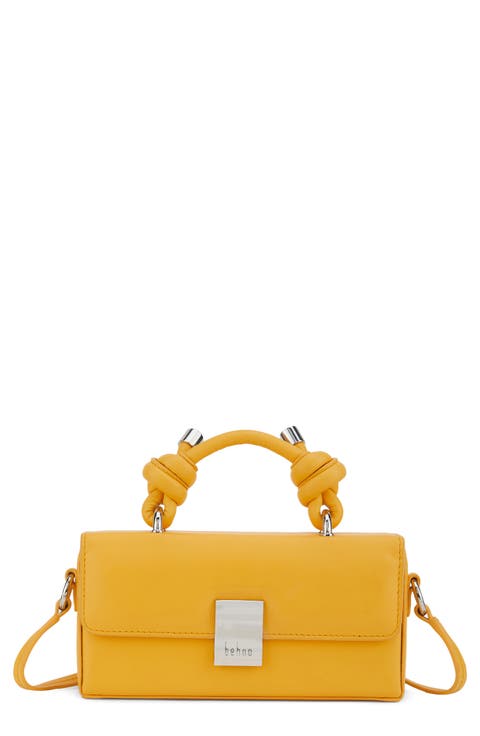 Micro Mary Soft Metallic Leather Crossbody Bag