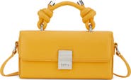 behno Micro Mary Soft Metallic Leather Crossbody Bag