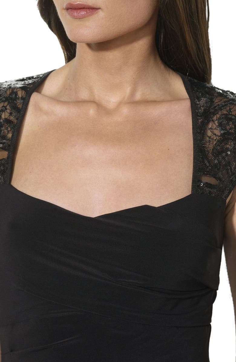 Lauren Ralph Lauren Sequin Jersey Gown, Alternate, color, 