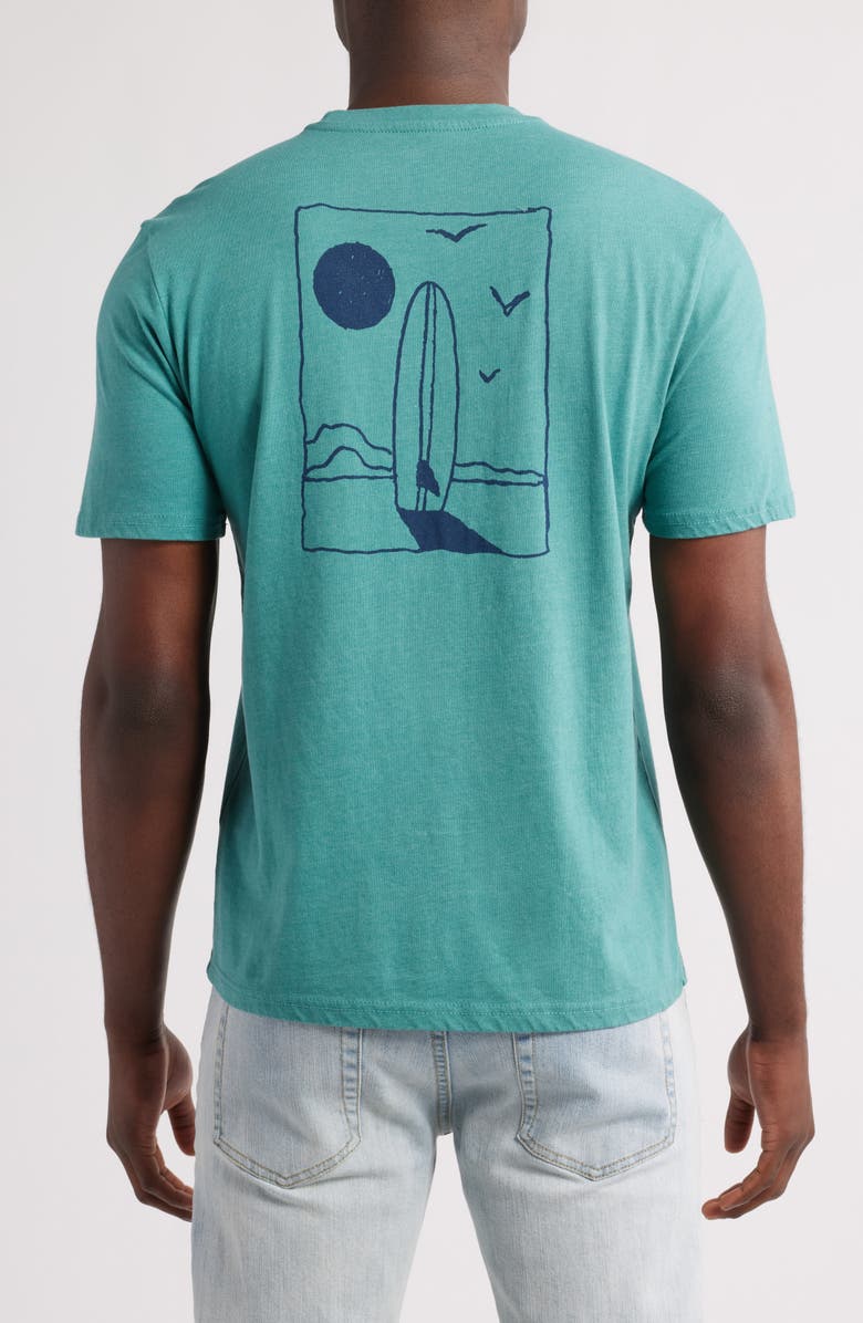 Threads 4 Thought Surf Beach Soft Wash Cotton Blend Graphic T-Shirt, Alternate, color, 