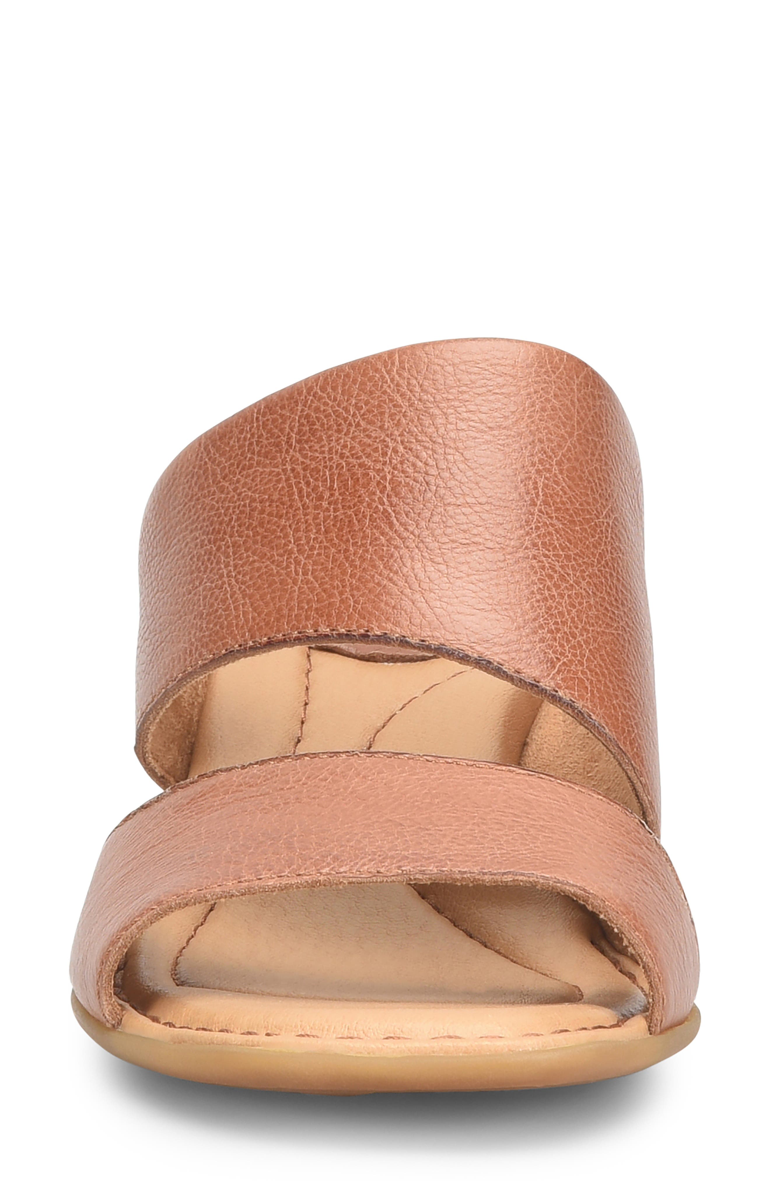 Børn Shea Block Heel Sandal, Alternate, color, Brown Leather