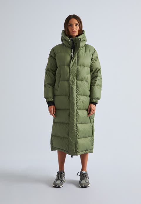 Longline Midi Puffer Coat