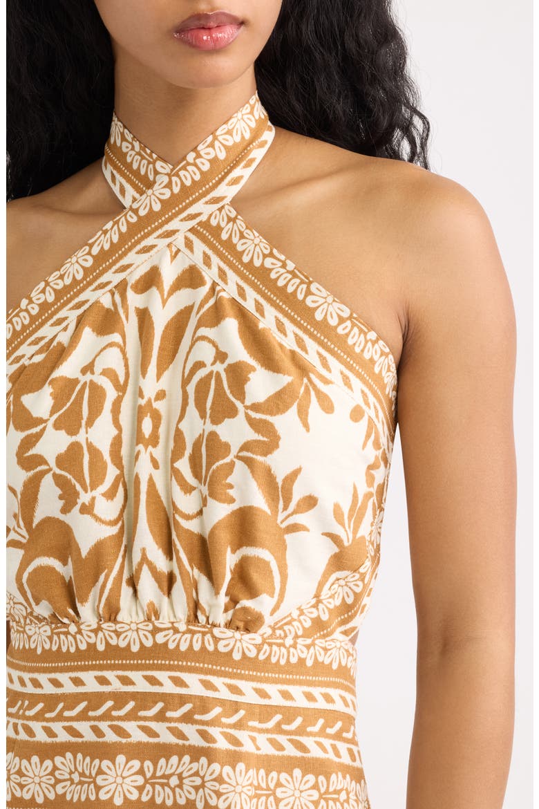 Fergie Halter Minidress, Alternate, color, EGRET