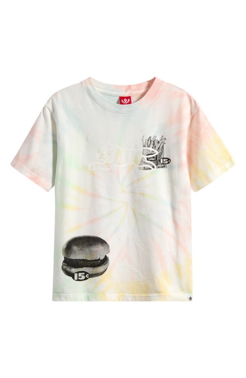 Icecream Kids' Value Meal Tie Dye Graphic T-shirt In Multi