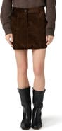 PAIGE Camden Corduroy Miniskirt